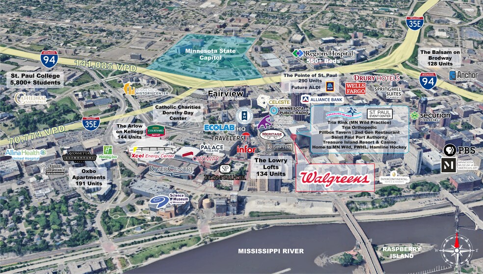 More Photos Of 400 Wabasha St, Saint Paul General Retail For Sale