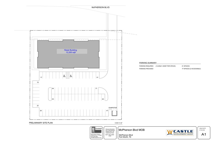 Primary Photo Of SWQ McPherson Blvd, Fort Worth Office For Lease