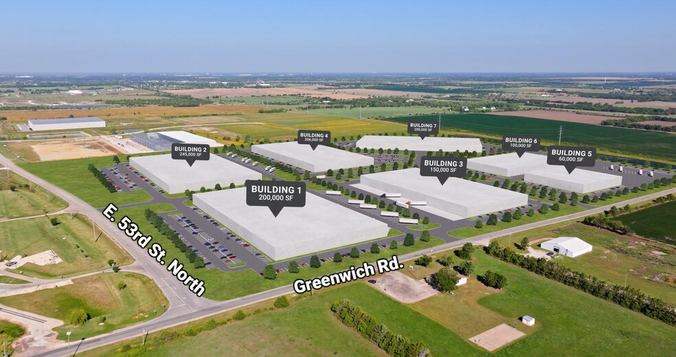 More Photos Of 53rd and Greenwich Road, Bel Aire Industrial For Lease