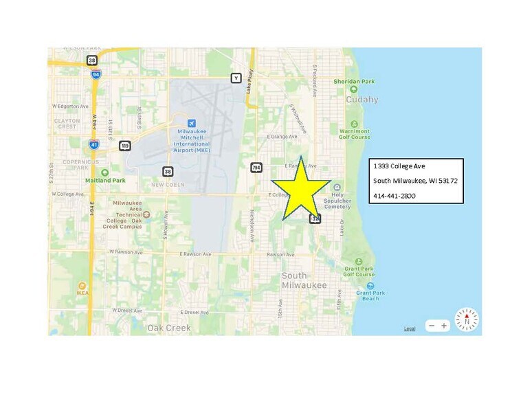 More Photos Of 1333 College Ave, South Milwaukee Medical For Lease