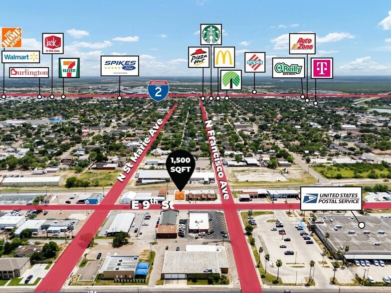 More Photos Of 500-504 E 9th St, Mission Office For Lease