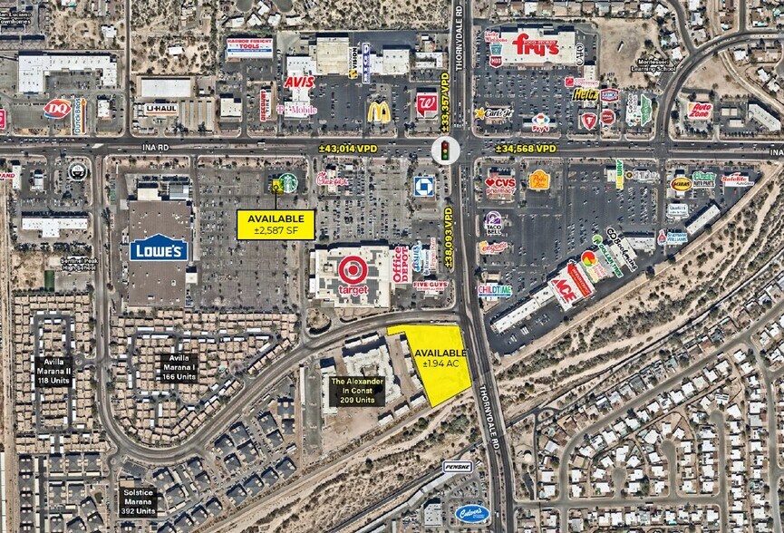 More Photos Of 3951 W Ina Rd, Tucson General Retail For Lease