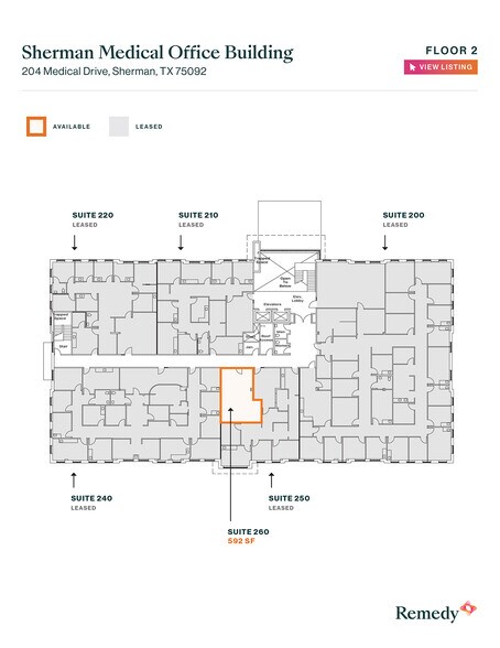 More Photos Of 204 Medical Dr, Sherman Medical For Lease
