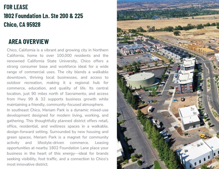 More Photos Of 1802 Foundation Ln, Chico Office For Lease