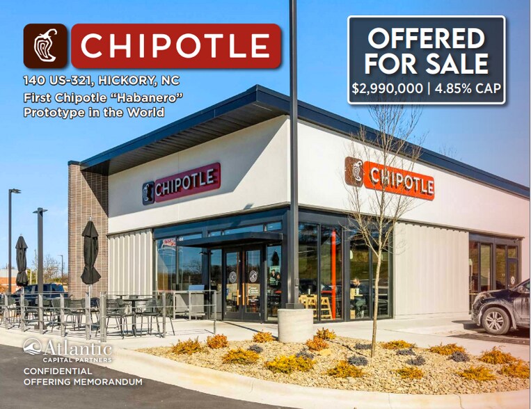 Primary Photo Of 66 Us Highway 321 NW, Hickory Fast Food For Sale