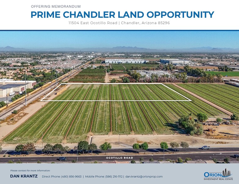 Primary Photo Of 11504 E Ocotillo Rd, Chandler Land For Sale