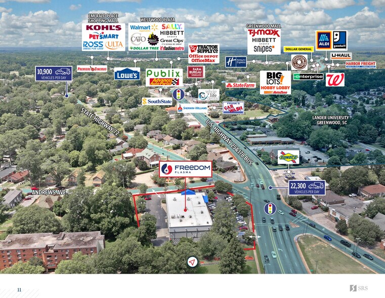 More Photos Of 311 Hampton St, Greenwood Freestanding For Sale