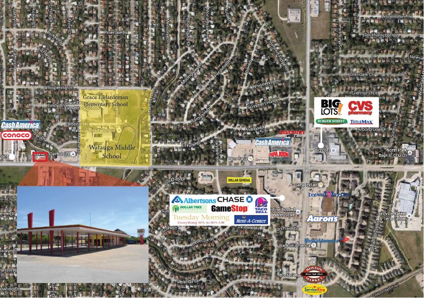 More Photos Of 6001 Watauga Rd, Watauga Freestanding For Sale