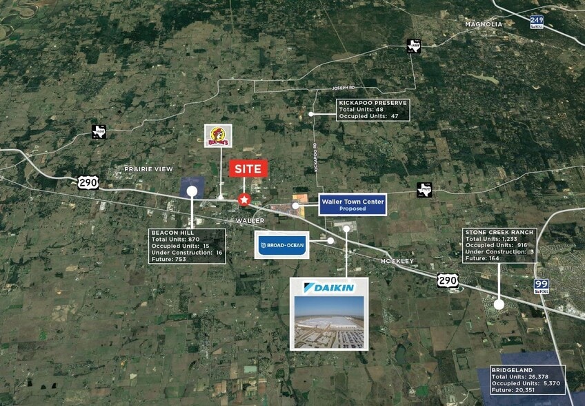 More Photos Of NEC US 290 at Field Store Road, Waller Land For Sale