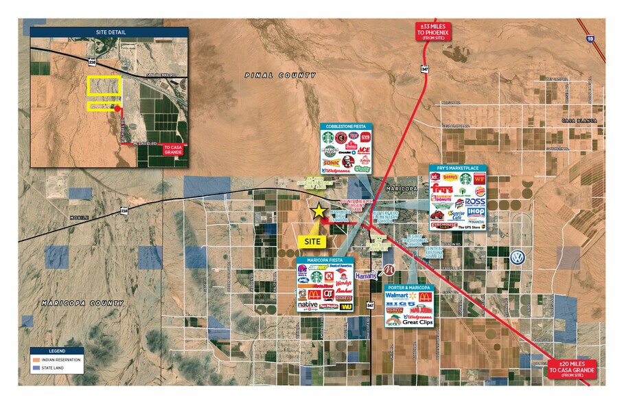 More Photos Of Highway 347 & Highway 238 Maricopa, Maricopa Land For Sale