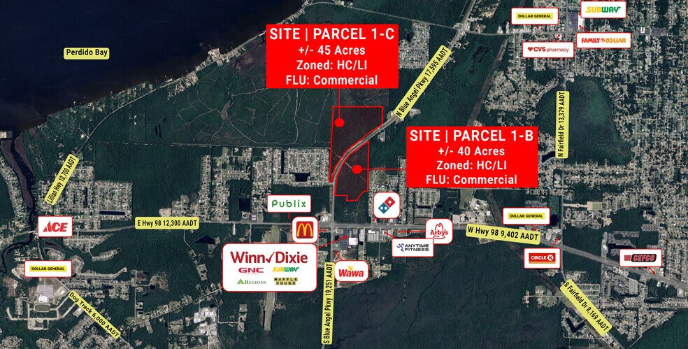 More Photos Of Highway 98 @ Blue Angel Parkway, Pensacola Land For Sale