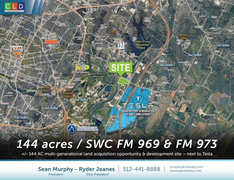 Primary Photo Of SWC of FM 969 & FM 973, Austin Land For Sale