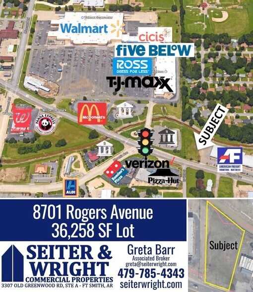 Primary Photo Of 8701 Rogers Ave, Fort Smith Land For Sale