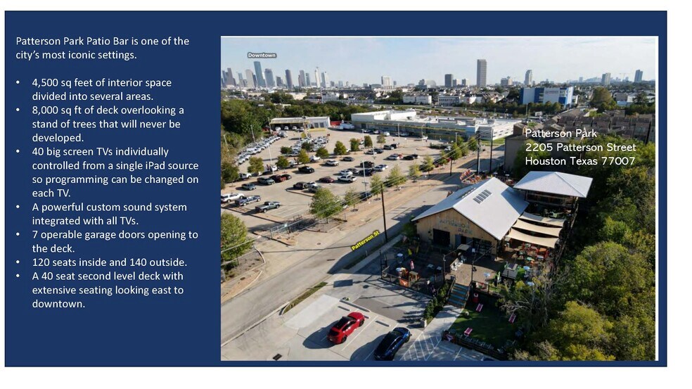More Photos Of 2205 Patterson St, Houston Restaurant For Sale
