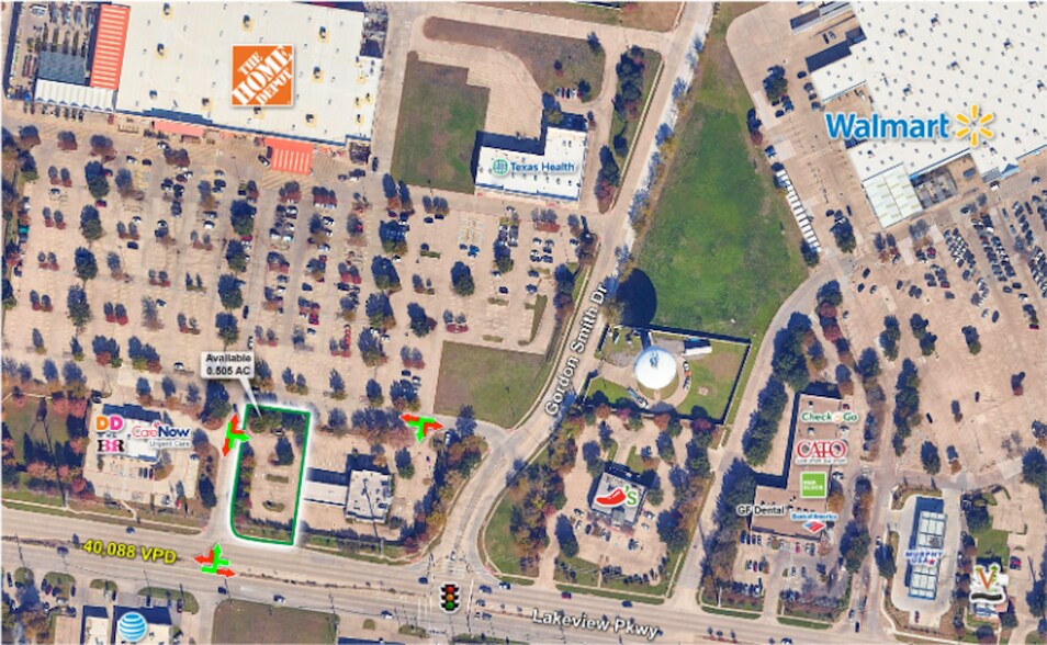 More Photos Of 2205 Lakeview Pky, Rowlett Land For Sale