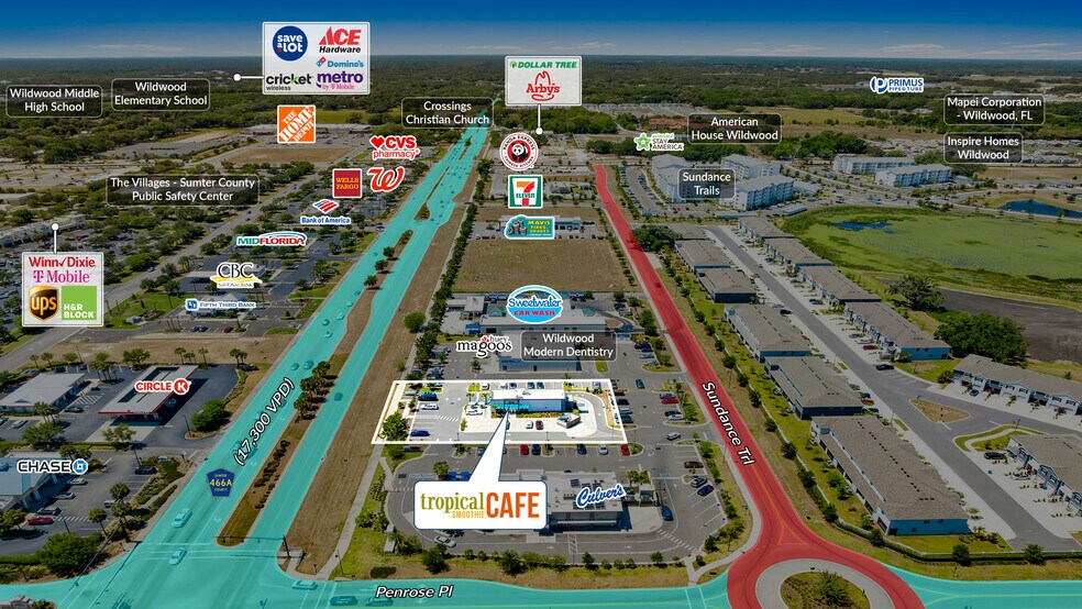 More Photos Of 5311 Sundance Trl, Wildwood Restaurant For Sale