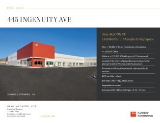 Primary Photo Of 445 Ingenuity Ave, Sparks Industrial For Lease