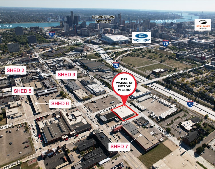 More Photos Of 3100 Rivard St, Detroit Warehouse For Lease