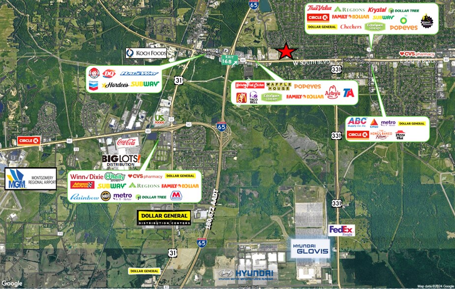 More Photos Of 720 W South Blvd, Montgomery Warehouse For Lease