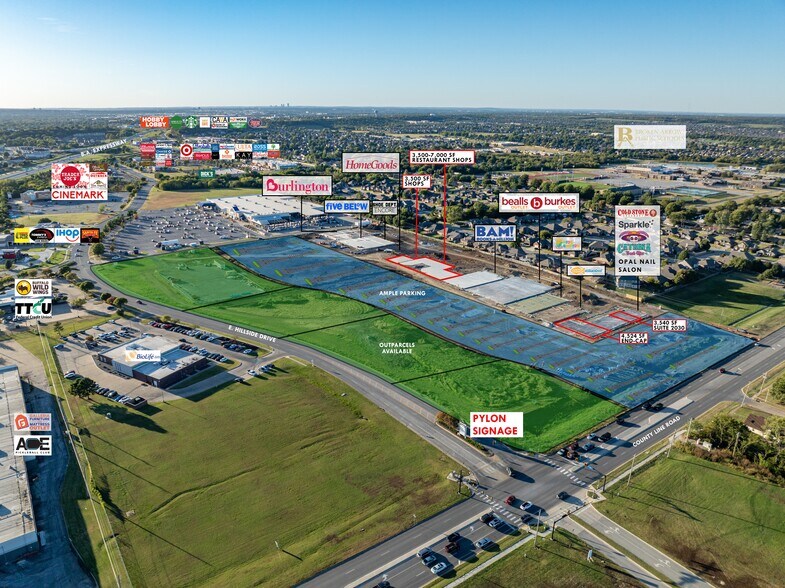 More Photos Of 2300 E Hillside Dr, Broken Arrow Storefront For Lease