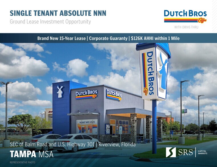 Primary Photo Of SEC of Balm Road and U.S. Highway 301, Riverview Fast Food For Sale