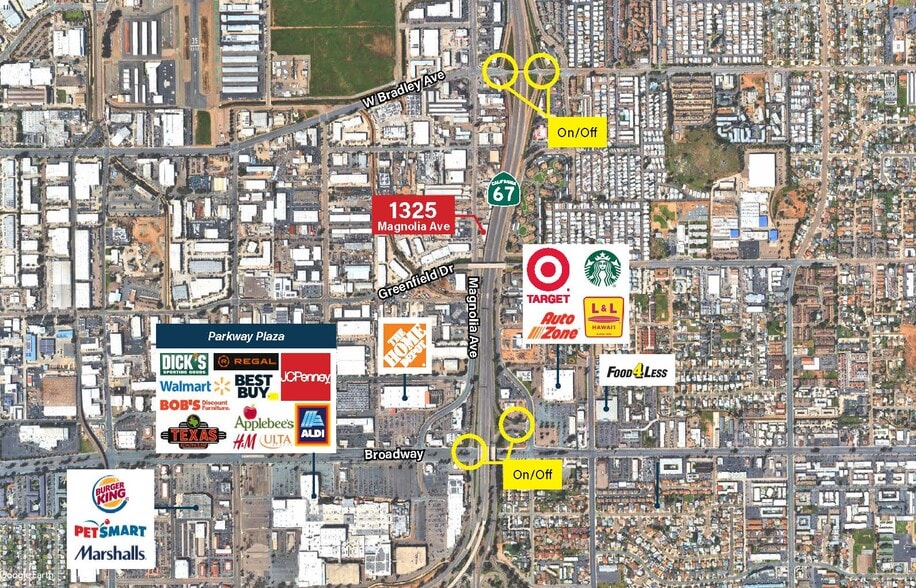 More Photos Of 1325 Magnolia Ave, El Cajon Service For Lease