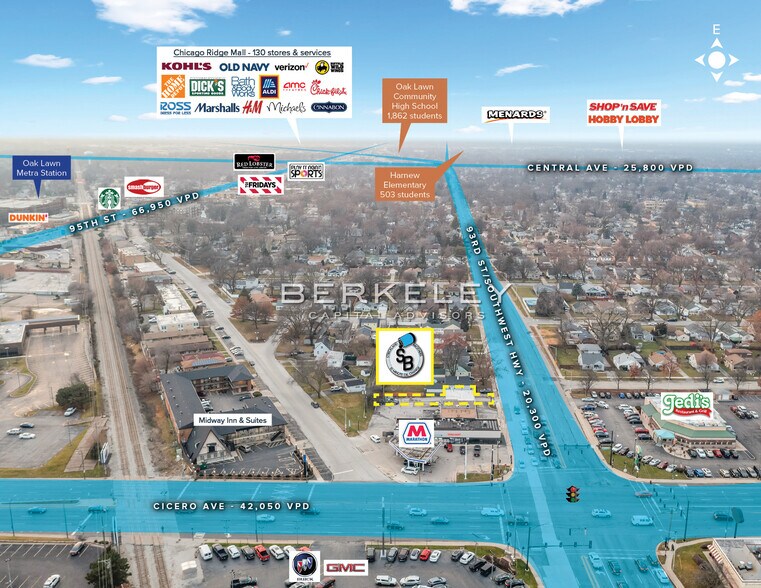 More Photos Of 4819 W 93rd St, Oak Lawn Auto Repair For Lease