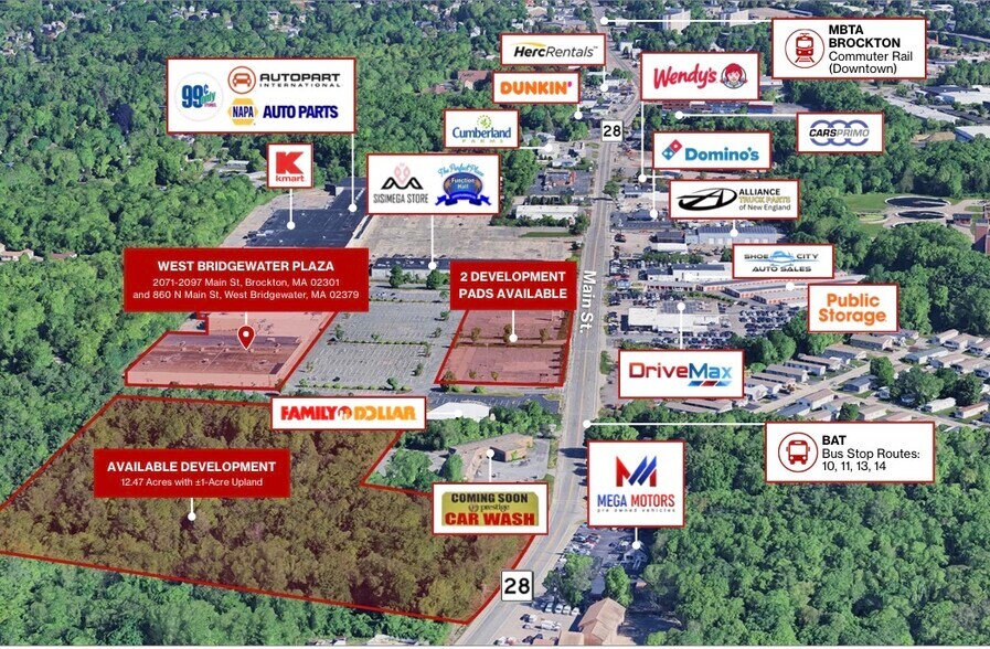More Photos Of 860 N Main St, West Bridgewater Land For Lease