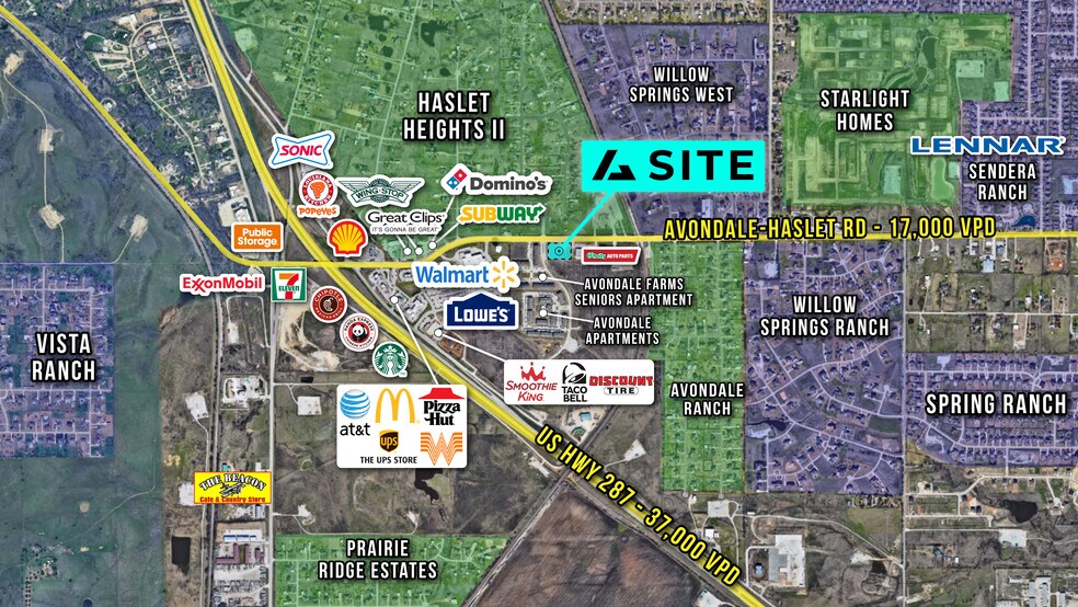 More Photos Of 2157 Avondale Haslet Rd, Haslet General Retail For Lease