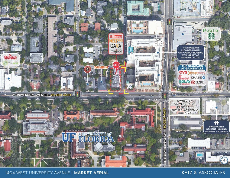 More Photos Of 1404 W University Ave, Gainesville Restaurant For Lease