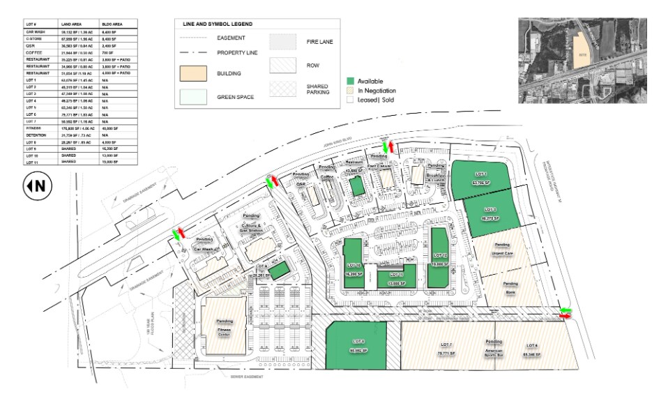 More Photos Of NEC I-30 And John King, Rockwall Land For Lease