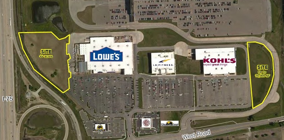 Primary Photo Of West Rd & I-75, Woodhaven Land For Lease