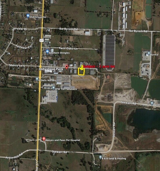 More Photos Of 14566 Industrial Park, Aubrey Warehouse For Sale