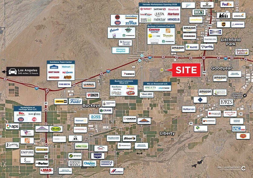 More Photos Of SWC Jackrabbit & Van Buren, Buckeye Land For Sale