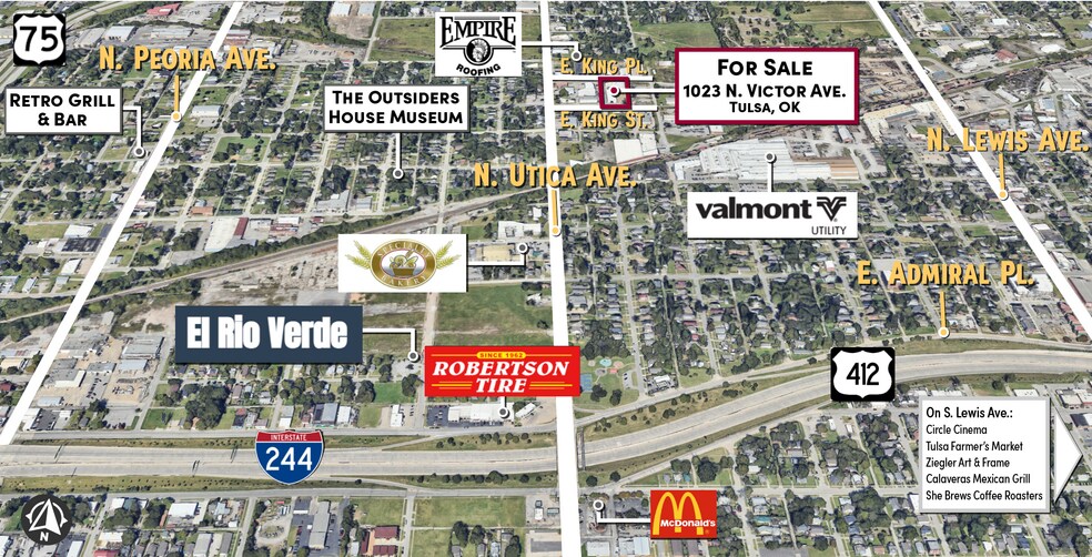More Photos Of 1023 N Victor Ave, Tulsa Manufacturing For Lease