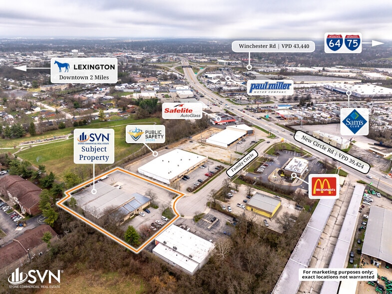 More Photos Of 2001 Family Cir, Lexington Warehouse For Lease