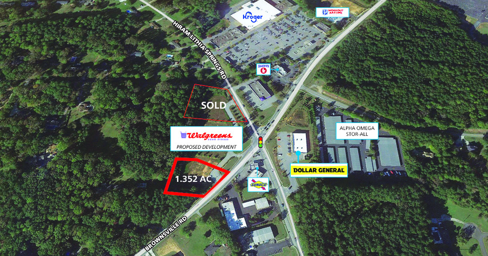 Primary Photo Of 4550 Brownsville Rd, Powder Springs Land For Sale