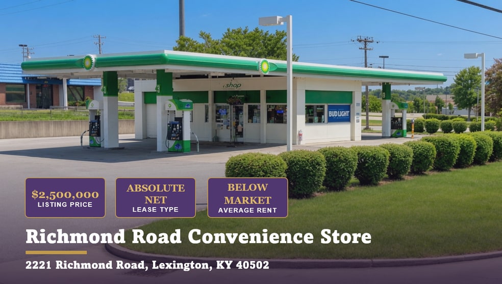 Primary Photo Of 2221 Richmond Rd, Lexington Service Station For Sale