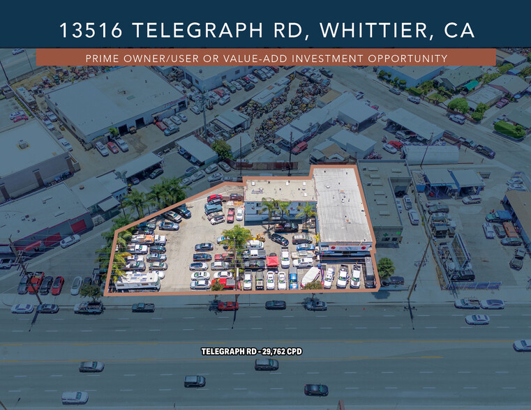 Primary Photo Of 13516 Telegraph Rd, Whittier General Retail For Sale