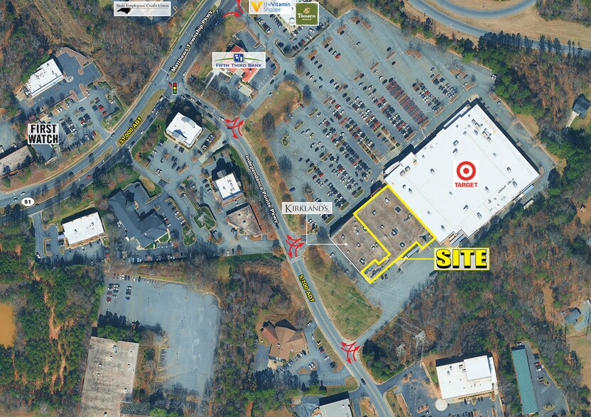 More Photos Of 1834 Matthews Township Pky, Matthews Freestanding For Lease