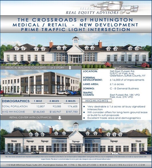 More Photos Of 260 E Pulaski Rd, Greenlawn Medical For Lease