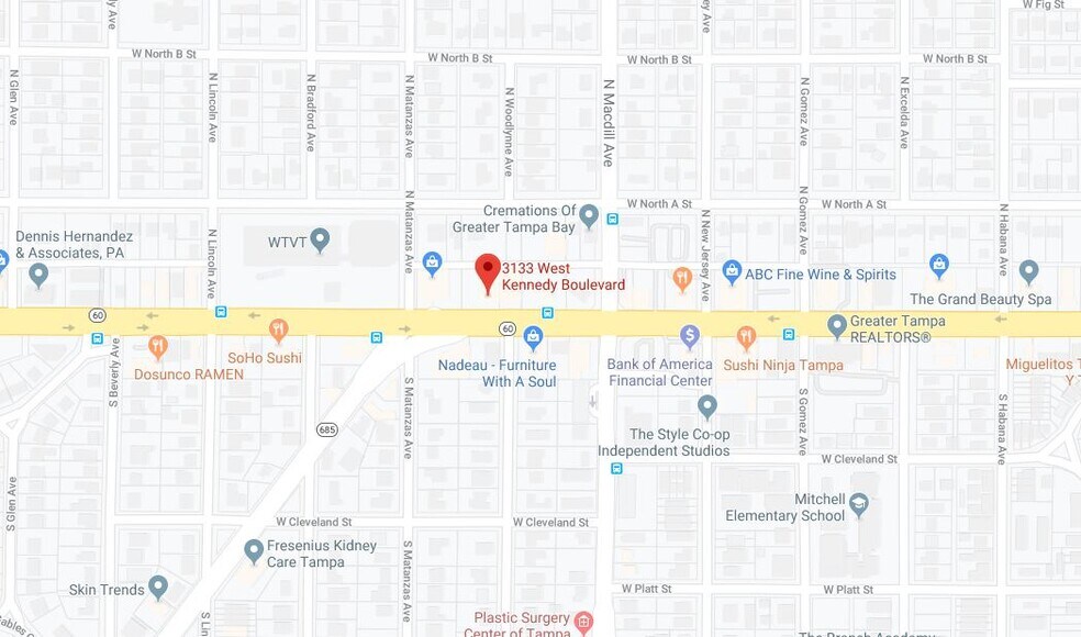 More Photos Of 3133 W Kennedy Blvd, Tampa Storefront Retail Office For Lease