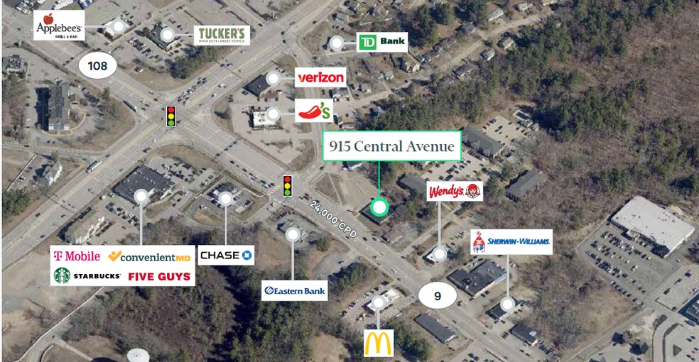 Primary Photo Of 915 Central Ave, Dover Restaurant For Lease
