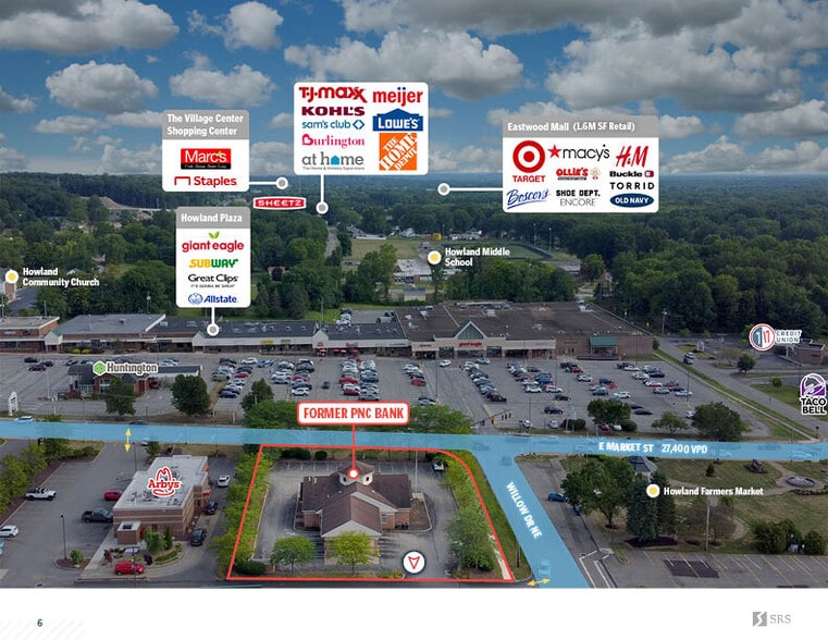 More Photos Of 8215 E Market St, Warren Bank For Lease