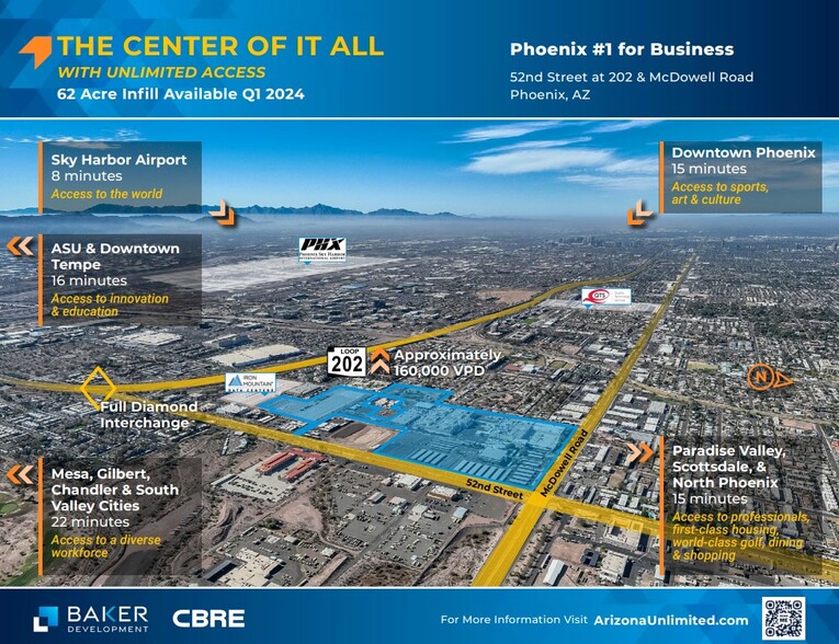 Primary Photo Of Loop 202 & 52nd St, Phoenix Land For Lease