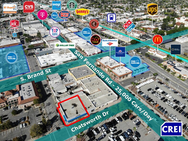 More Photos Of 215 Chatsworth Dr, San Fernando Freestanding For Lease