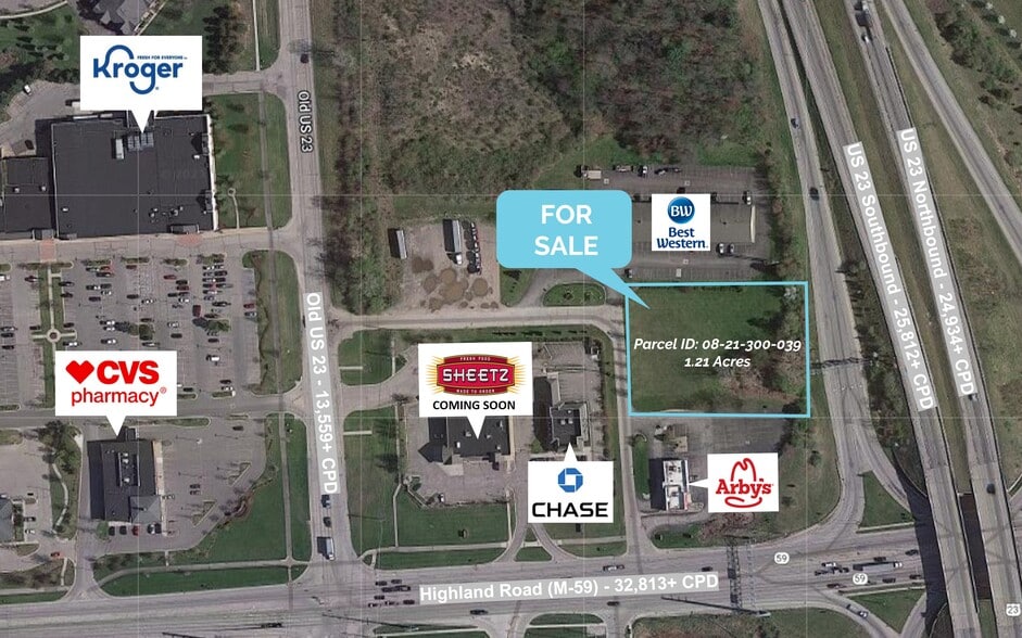 More Photos Of Highland Rd (M-59 & US 23), Hartland Land For Sale