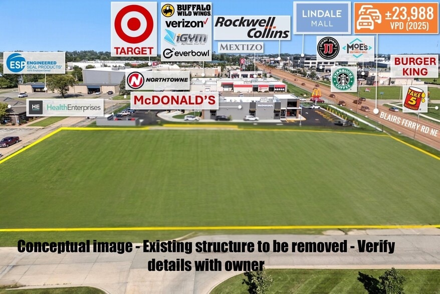 More Photos Of 1350 Blairs Ferry Rd NE, Cedar Rapids Land For Lease