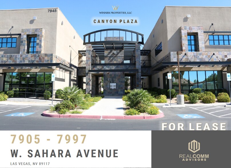 Primary Photo Of 7905-7995 W Sahara Ave, Las Vegas Unknown For Lease