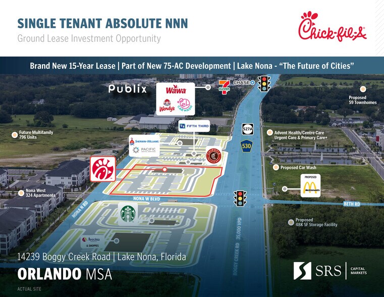 Primary Photo Of 14239 Boggy Creek Rd, Orlando Freestanding For Sale